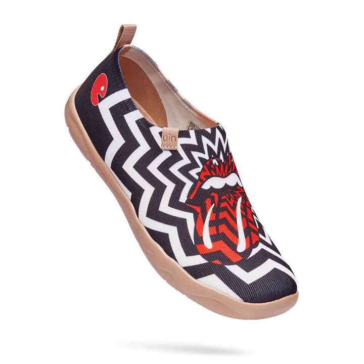 UIN Men Passionate Kiss Canvas loafers