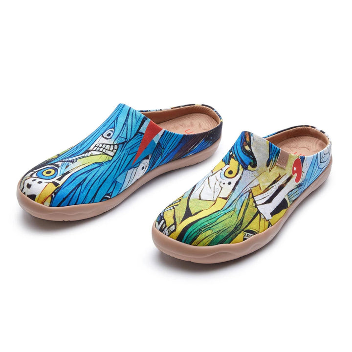 UIN Men Peek a Boo Malaga Men Canvas loafers