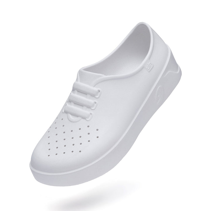 UIN Men Pure White Tenerife 2 Men Canvas loafers