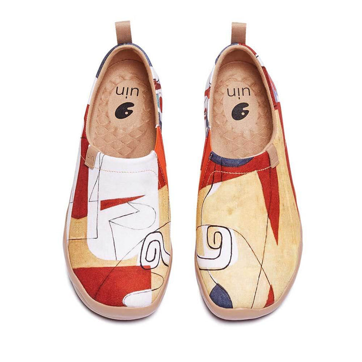 UIN Men Puzzle Canvas loafers