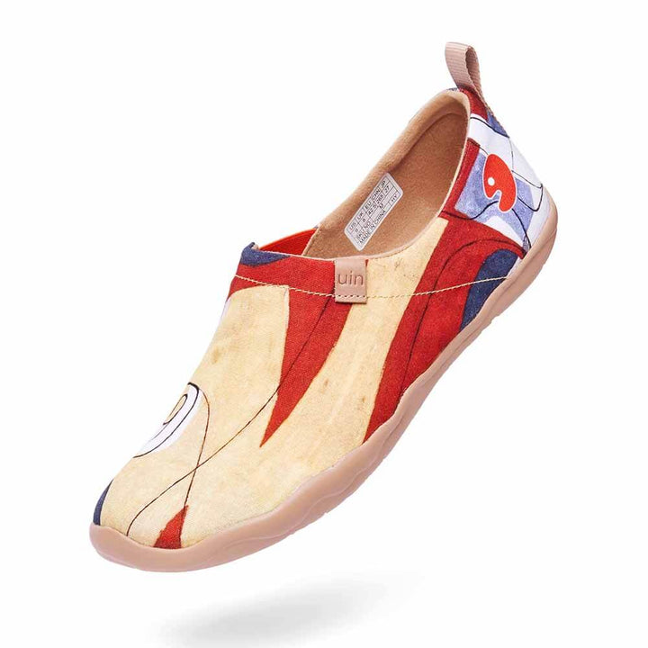 UIN Men Puzzle Canvas loafers