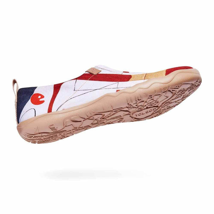 UIN Men Puzzle Canvas loafers