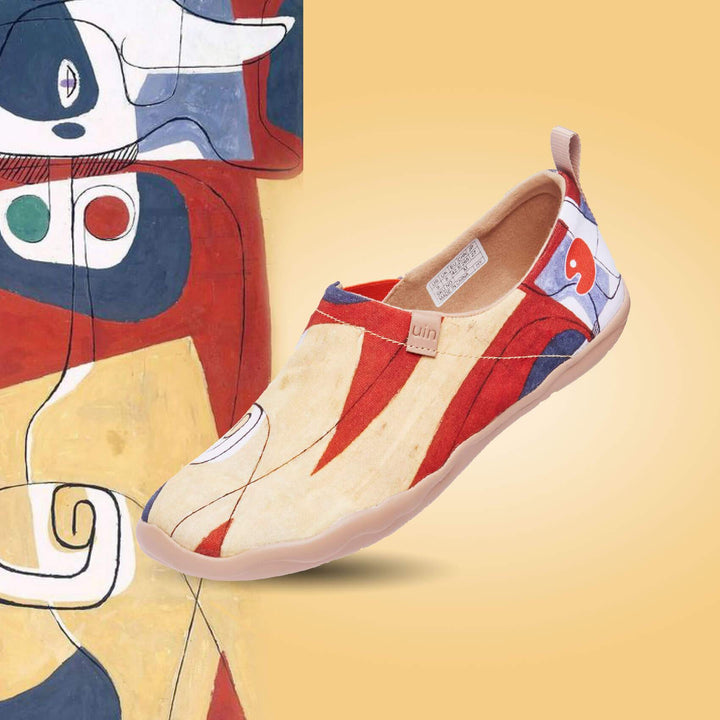 UIN Men Puzzle Canvas loafers