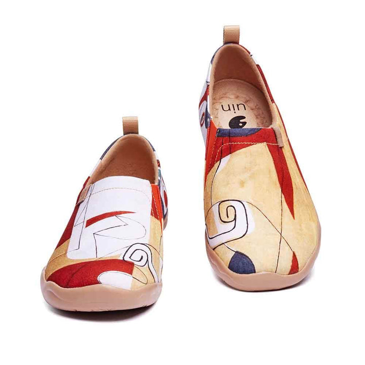 UIN Men Puzzle Canvas loafers