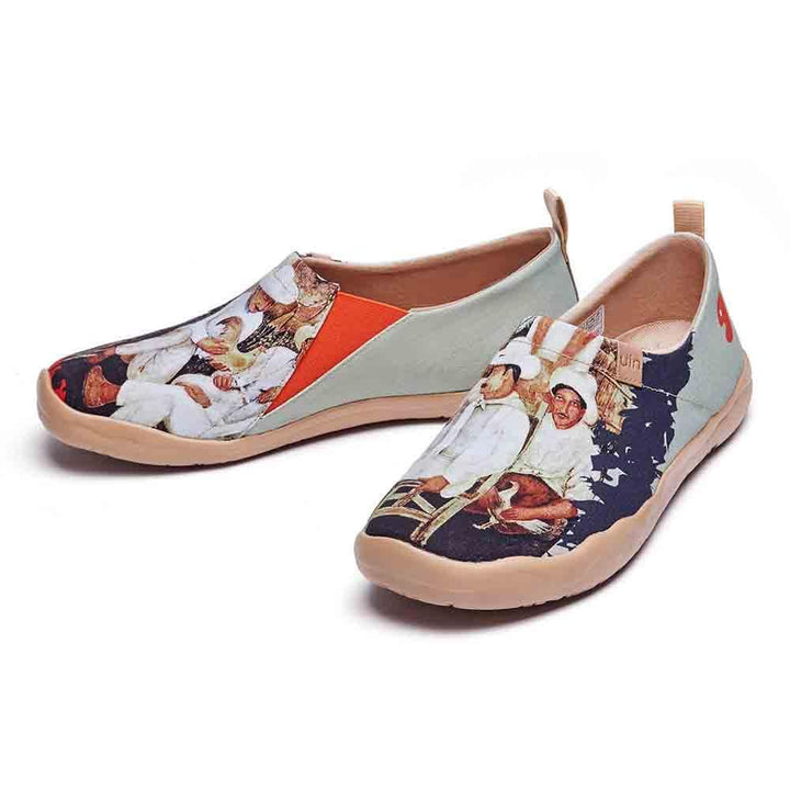 UIN Men Rural Life Canvas loafers