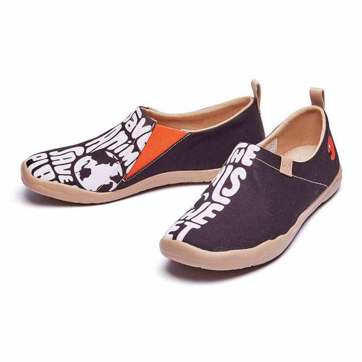 UIN Men Save the Planet Canvas loafers