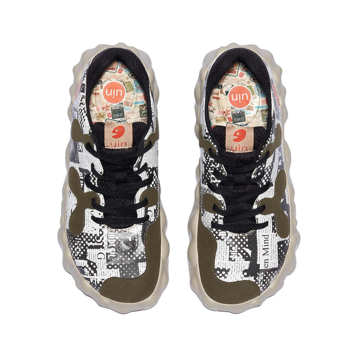 UIN Men Splicing Art Figueras I Men Canvas loafers