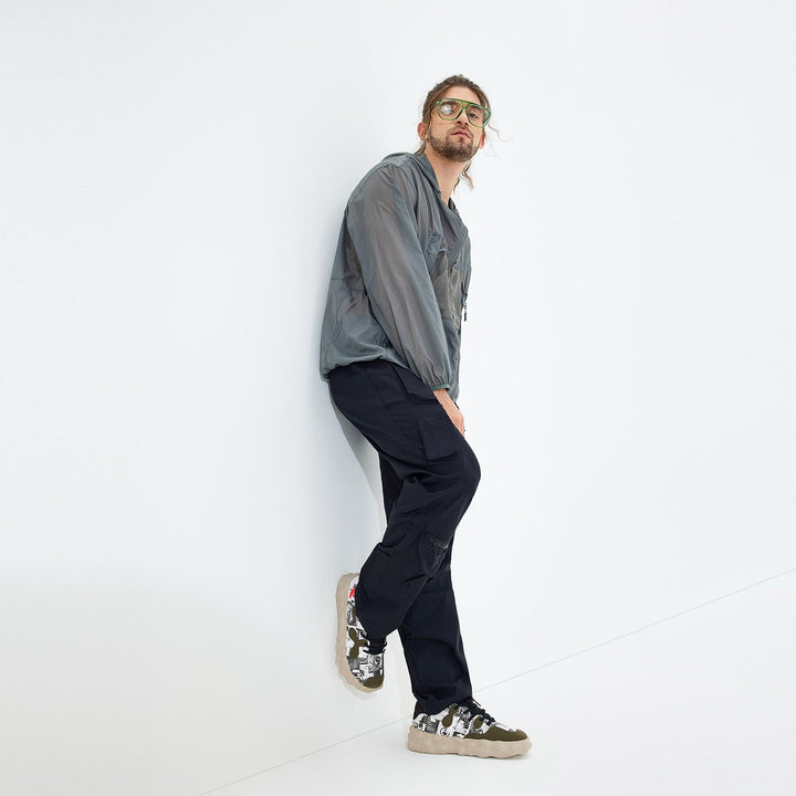 UIN Men Splicing Art Figueras I Men Canvas loafers