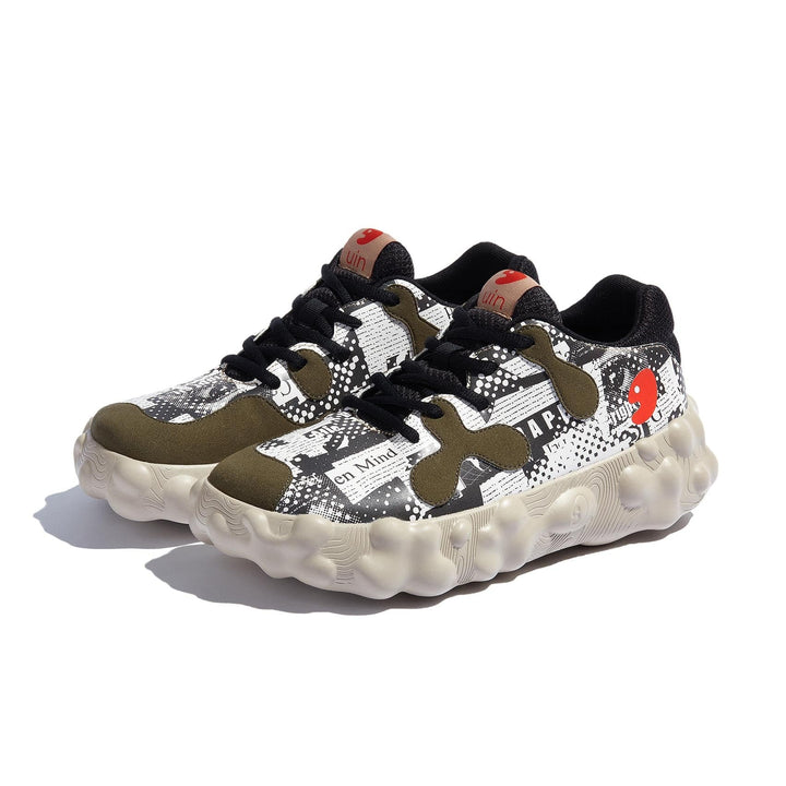 UIN Men Splicing Art Figueras I Men Canvas loafers