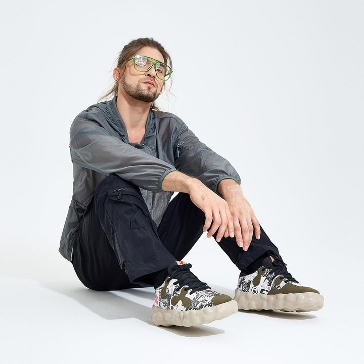 UIN Men Splicing Art Figueras I Men Canvas loafers