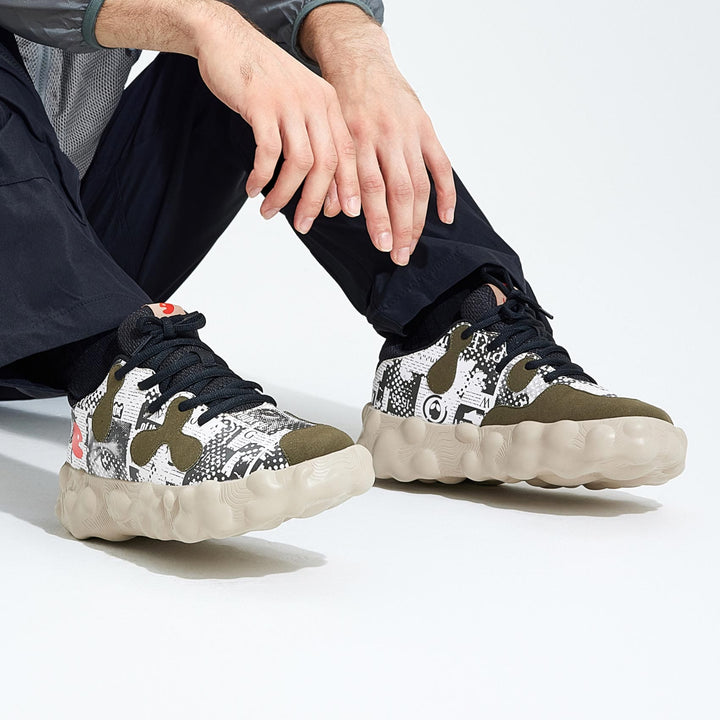 UIN Men Splicing Art Figueras I Men Canvas loafers