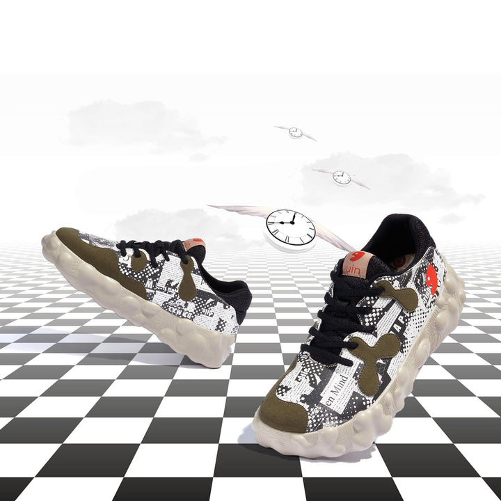 UIN Men Splicing Art Figueras I Men Canvas loafers