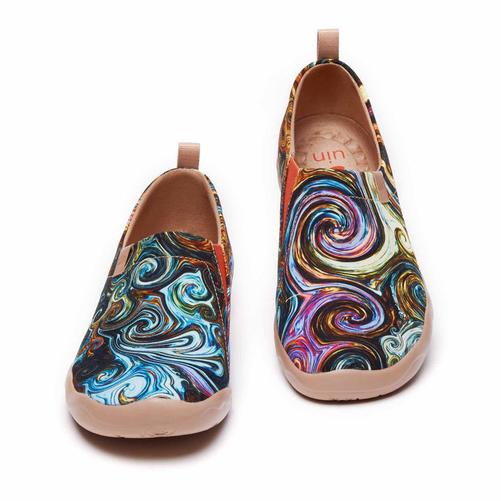 UIN Men Starry Night II Canvas loafers