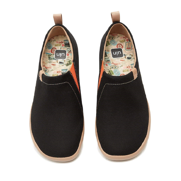 UIN Men Toledo Black Men Canvas loafers