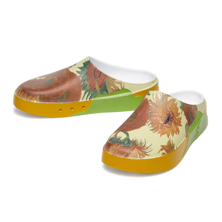 UIN Men Van Gogh Sunflowers Tenerife Men Canvas loafers