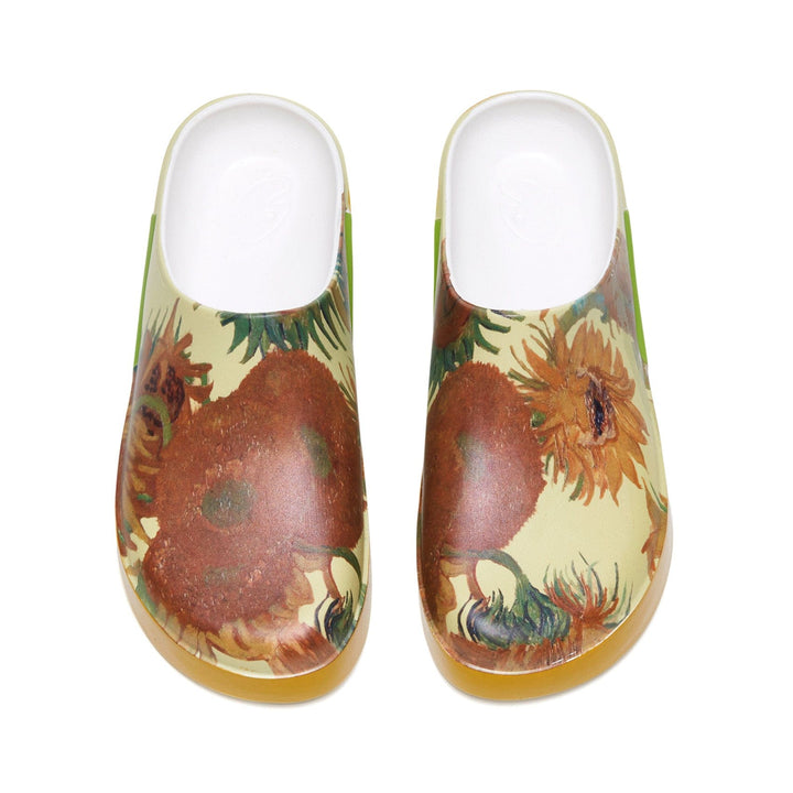 UIN Men Van Gogh Sunflowers Tenerife Men Canvas loafers