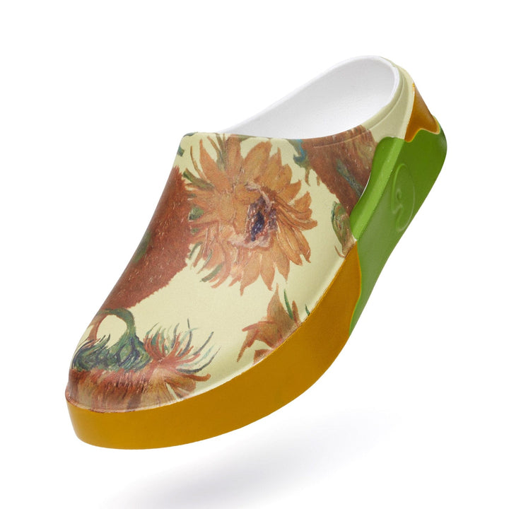 UIN Men Van Gogh Sunflowers Tenerife Men Canvas loafers