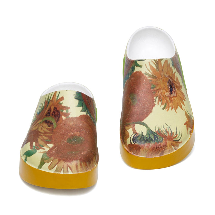 UIN Men Van Gogh Sunflowers Tenerife Men Canvas loafers