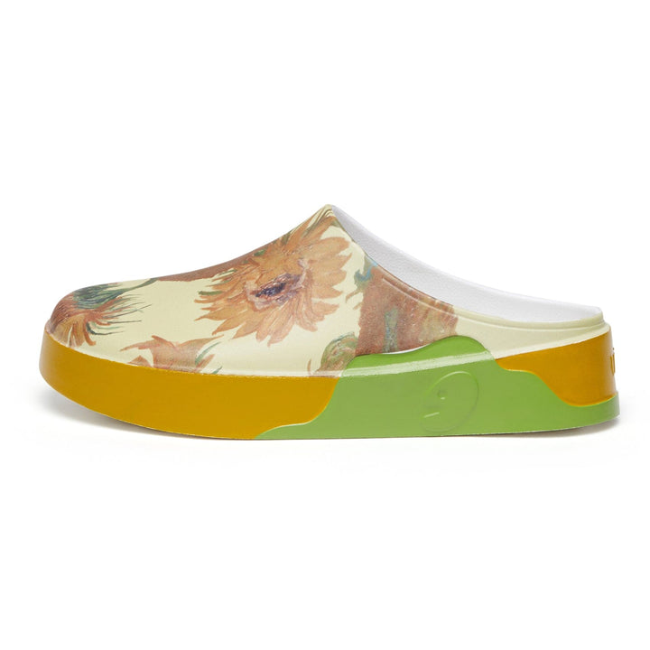 UIN Men Van Gogh Sunflowers Tenerife Men Canvas loafers
