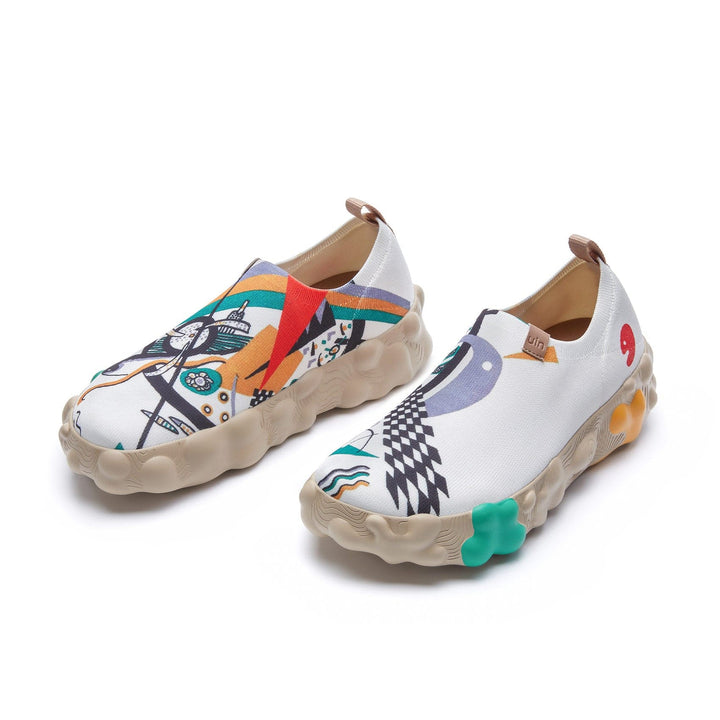 UIN Men Wassily Kandinsky Kleine Welten IV Toledo VI Men Canvas loafers