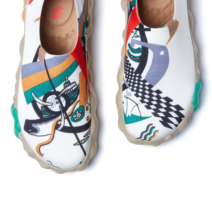 UIN Men Wassily Kandinsky Kleine Welten IV Toledo VI Men Canvas loafers