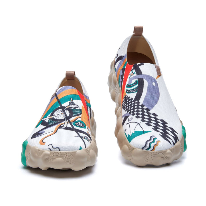 UIN Men Wassily Kandinsky Kleine Welten IV Toledo VI Men Canvas loafers