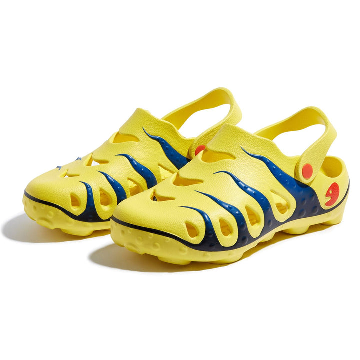 UIN Men Yellow & Black Octopus I Men Canvas loafers
