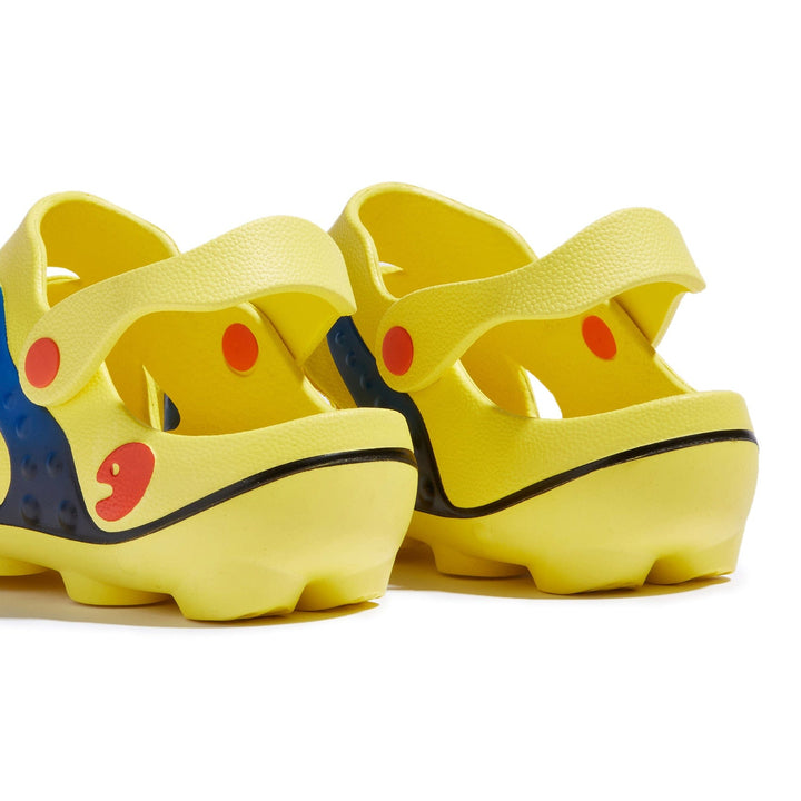 UIN Men Yellow & Black Octopus I Men Canvas loafers