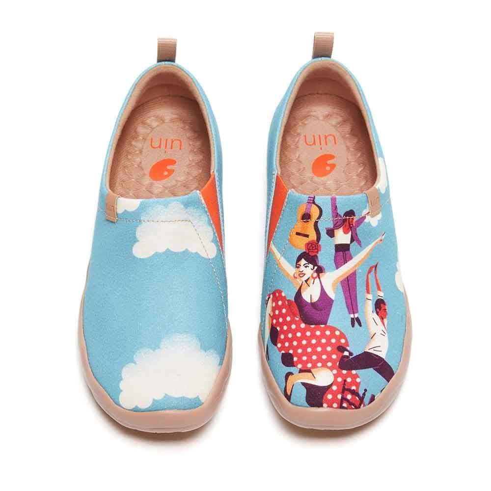 UIN Women Dance To The Beat Canvas loafers