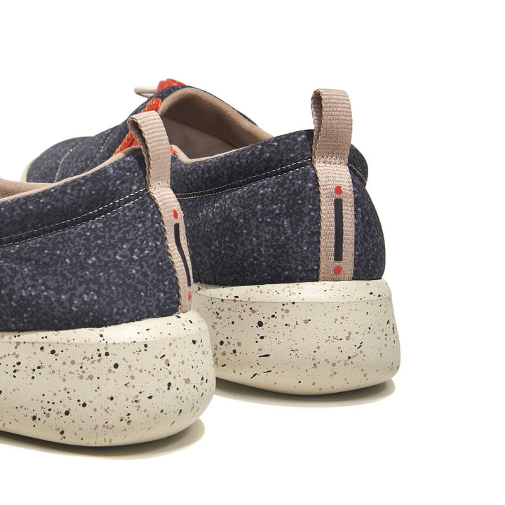 UIN Women Granite Black Toledo XV Women Canvas loafers