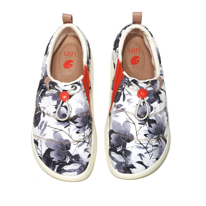 UIN Women Ink Flower Shadow Toledo X Women Canvas loafers