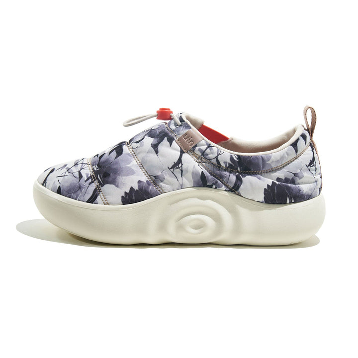 UIN Women Ink Flower Shadow Toledo X Women Canvas loafers