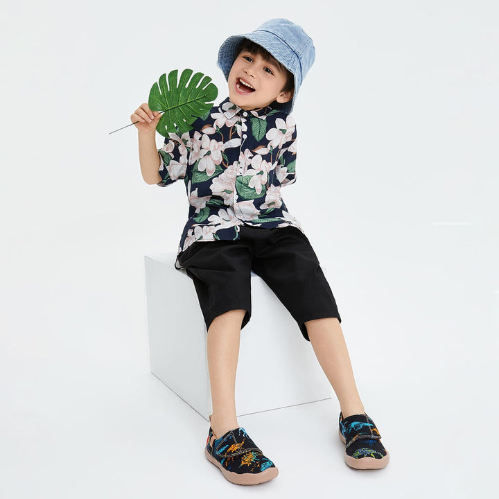 UIN Kid Back to Jurassic Toledo I Kid Canvas loafers