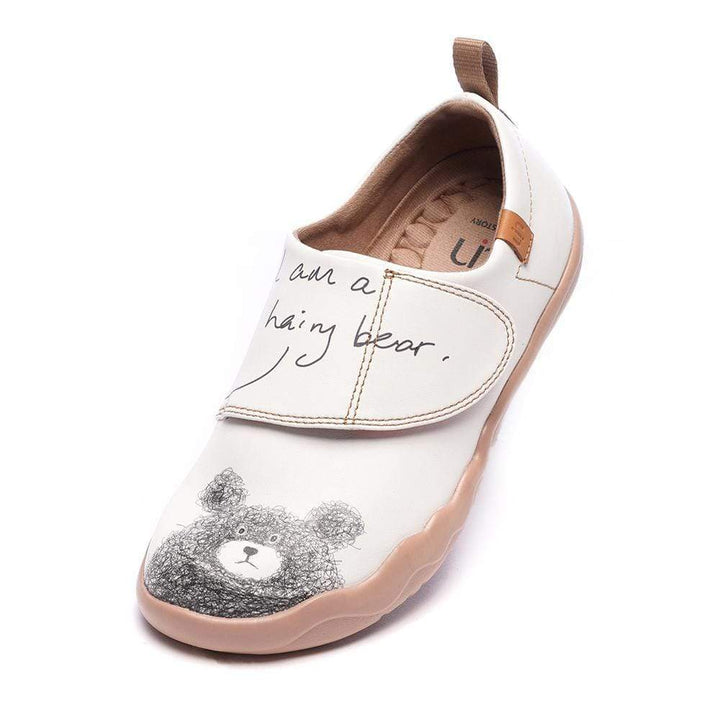 UIN Kid -Be with You- Cute Little Bear Kids Casual Shoes Canvas loafers