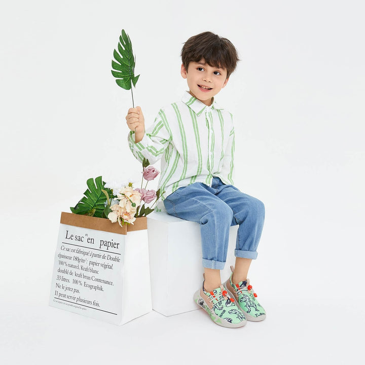 UIN Kid Dinosaur Explorer Club Mijas XIII Kid Canvas loafers