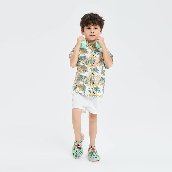 UIN Kid Dinosaur Explorer Club Mijas XIII Kid Canvas loafers
