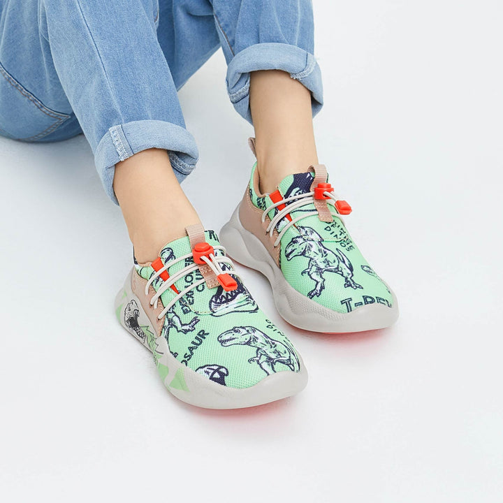 UIN Kid Dinosaur Explorer Club Mijas XIII Kid Canvas loafers