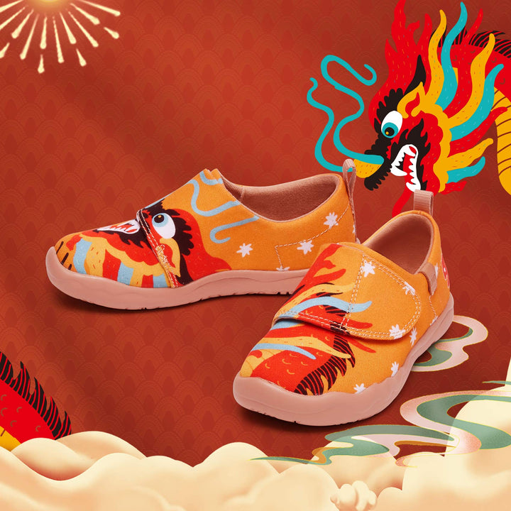 UIN Kid Dragon Dance Toledo I Kid Canvas loafers