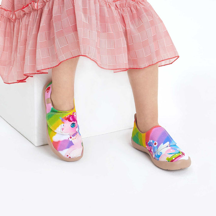 UIN Kid Dreamy Unicorn Toledo I Kid Canvas loafers