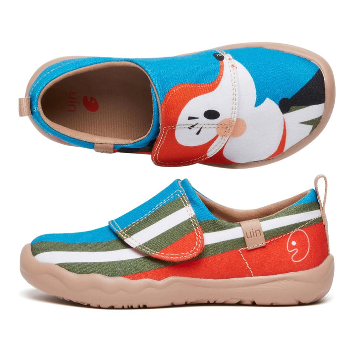 UIN Kid Fox's Visit Toledo I Kid Canvas loafers