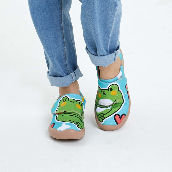 UIN Kid Froggy Love Toledo I Kid Canvas loafers