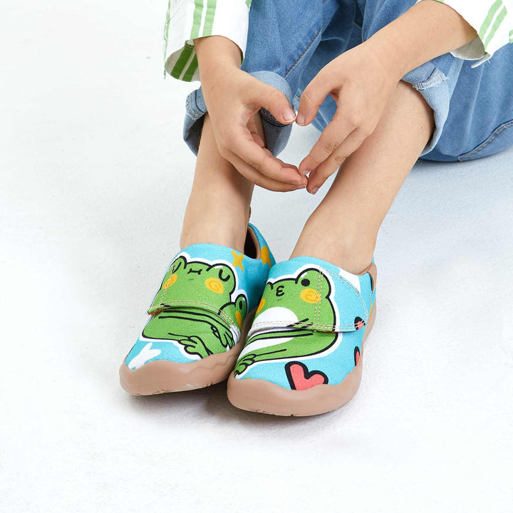 UIN Kid Froggy Love Toledo I Kid Canvas loafers