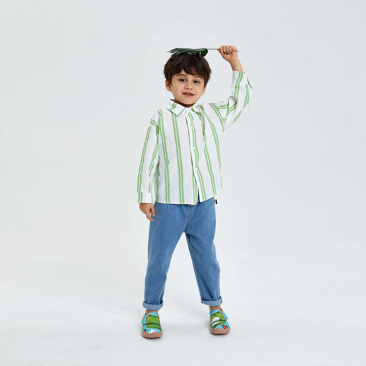 UIN Kid Froggy Love Toledo I Kid Canvas loafers