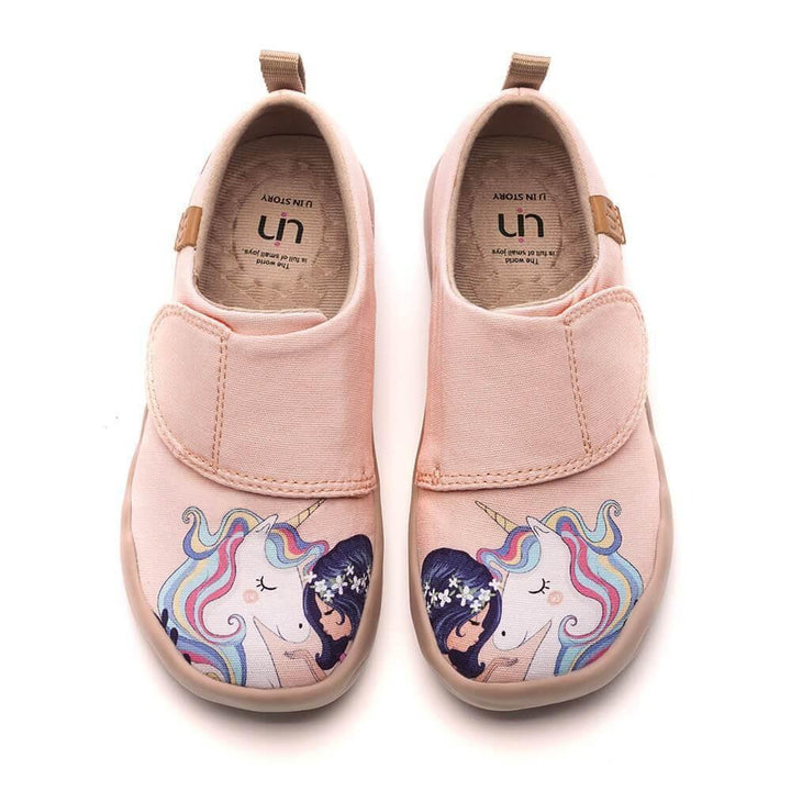 UIN Kid GIRL AND UNICORN Canvas Kid Canvas loafers