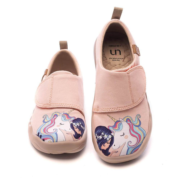 UIN Kid GIRL AND UNICORN Canvas Kid Canvas loafers
