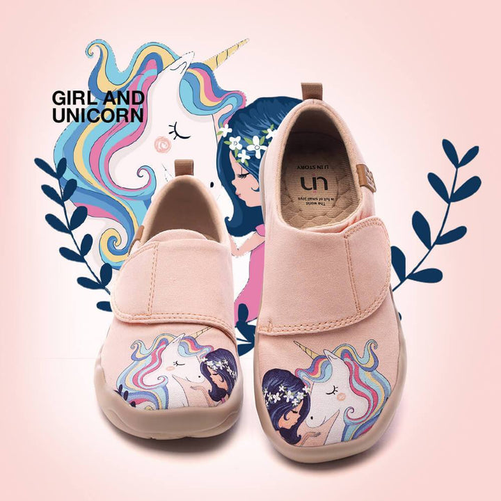 UIN Kid GIRL AND UNICORN Canvas Kid Canvas loafers