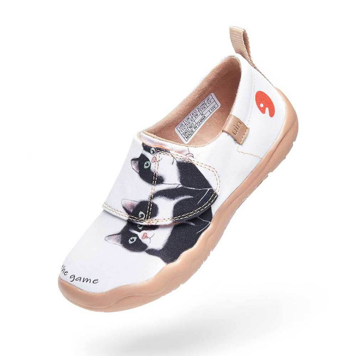 UIN Kid Milky Kitty Kid Canvas loafers