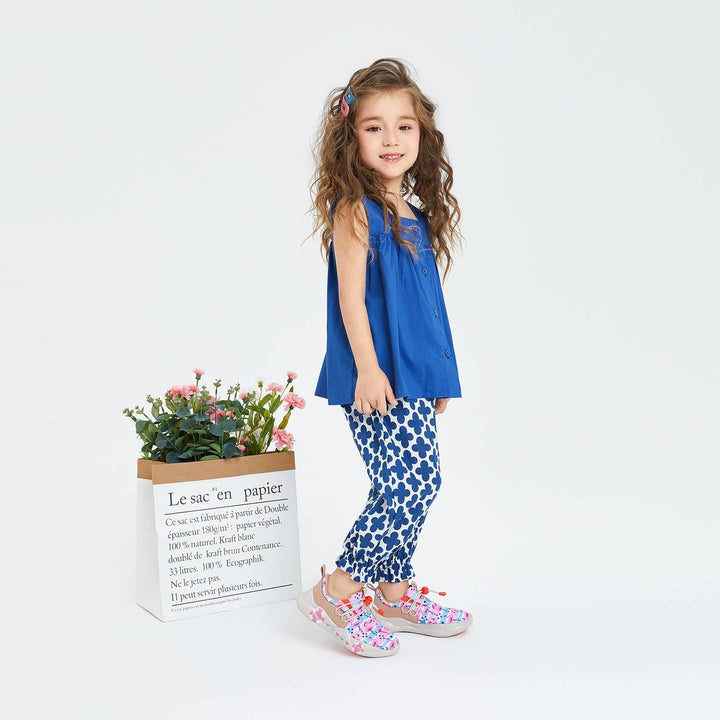 UIN Kid Pink Flamingos Mijas XIII Kid Canvas loafers