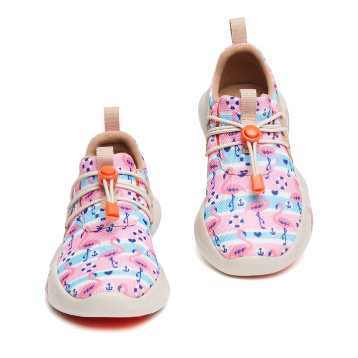 UIN Kid Pink Flamingos Mijas XIII Kid Canvas loafers
