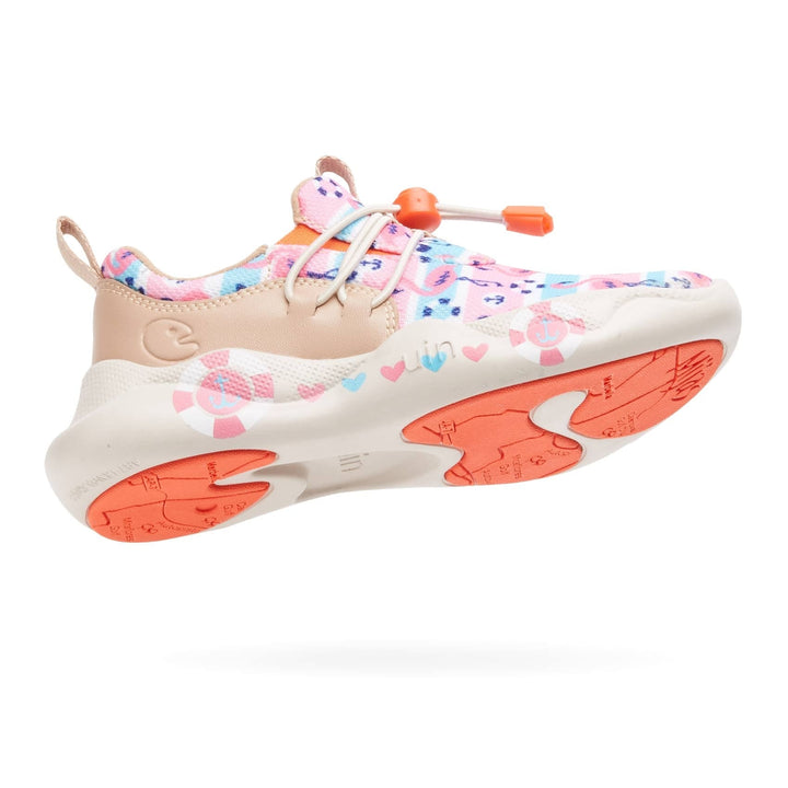 UIN Kid Pink Flamingos Mijas XIII Kid Canvas loafers